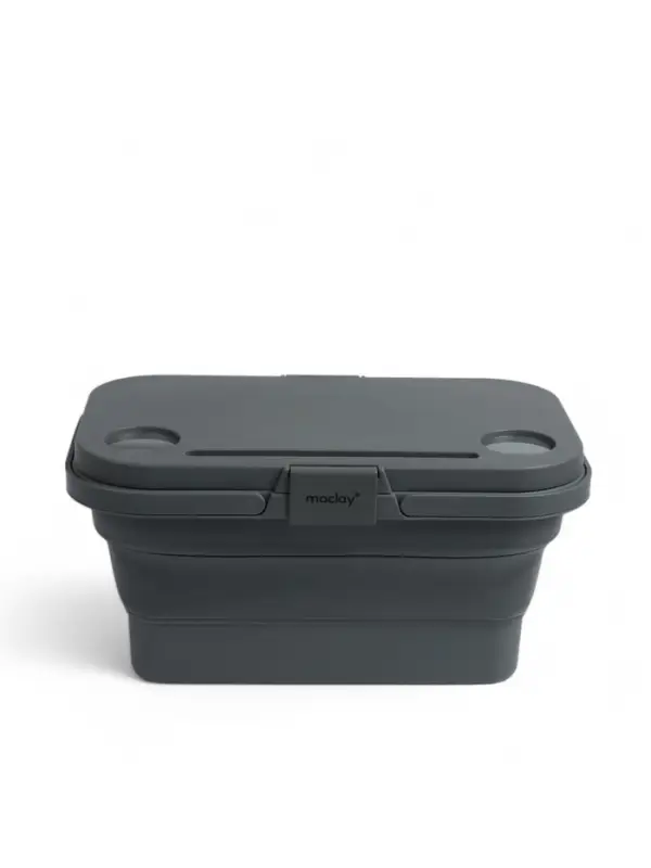 Корзина - столик maclay 2 в 1, складная, 47&times;28.5&times;23.5 см, серая