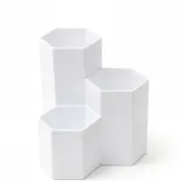 Органайзер для хранения, 3 секции, 12&times;11.5&times;11.5 см, пластиковый