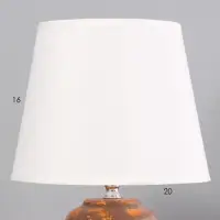 Лампа настольная RISALUX &laquo;Ганна&raquo;, Е14, 40 Вт, бежево-медная, 20&times;20&times;33 см