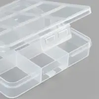 Органайзер для хранения мелочей, 9 ячеек, с подвесом, 10.2&times;10&times;1.8 см, прозрачный