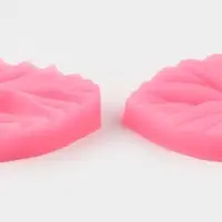 Молд кондитерский &laquo;Лист вишни&raquo;, силикон, 2 части 7.5&times;5.5 см, МИКС