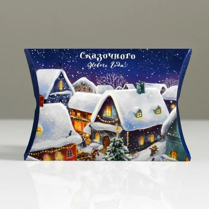 Коробка новогодняя складная фигурная «Волшебного праздника», 26 х 19 х 4 см, Новый год Коробка новогодняя складная фигурная «Волшебного праздника», 26 х 19 х 4 см, Новый год