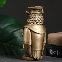 Фигурка полистоун &laquo;Магистр Филин&raquo;, золото, 8&times;8&times;19 см