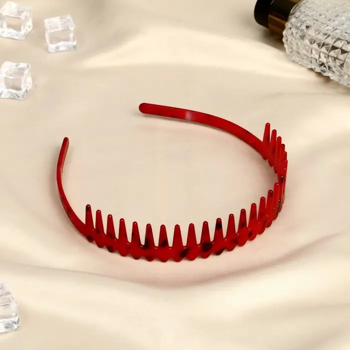 Ободок для волос «Янтарный свет», зиг заг, 2.5 см, МИКС Ободок для волос «Янтарный свет», зиг заг, 2.5 см, МИКС