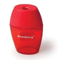 Точилка Brauberg. Diamond, с контейнером, МИКС