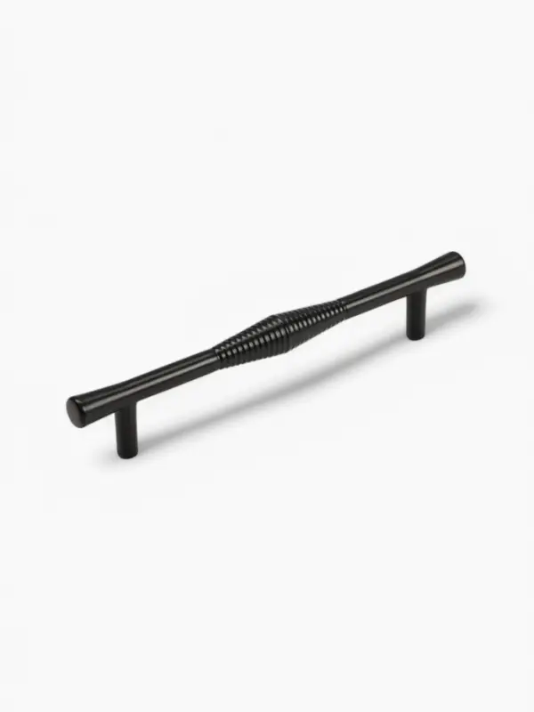 Ручка-скоба CAPPIO Лабиринт, цинк, м/о 128 мм, цвет черный