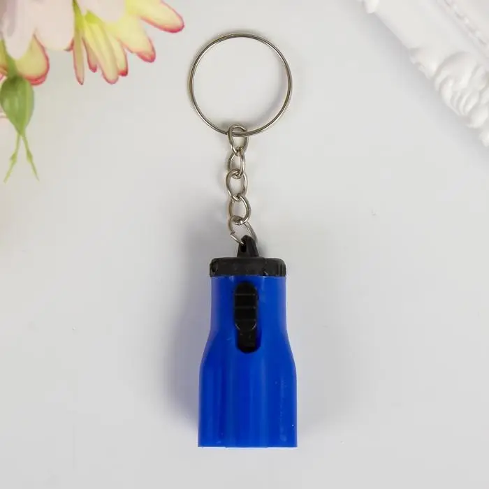 Фонарик брелок для ключей на кольце «Маленький тюльпанчик», МИКС Фонарик брелок для ключей на кольце «Маленький тюльпанчик», МИКС