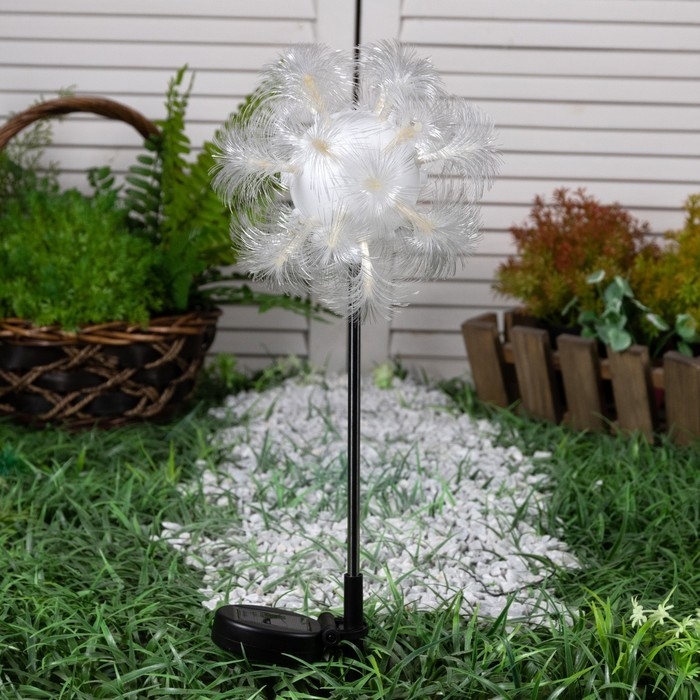 Садовый светильник на солнечной батарее «Клубок», 70 см, 1 LED, свечение мульти (RGB) Садовый светильник на солнечной батарее «Клубок», 70 см, 1 LED, свечение мульти (RGB)