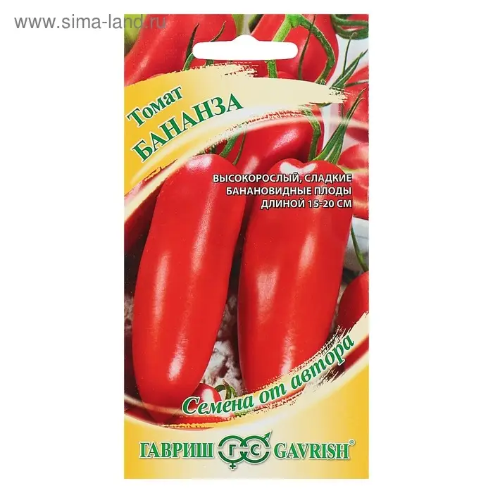 Семена Томат Семена Томат "Бананза", 0,05 гр