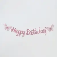 Гирлянда Happy Birthday &laquo;Бабочки&raquo;