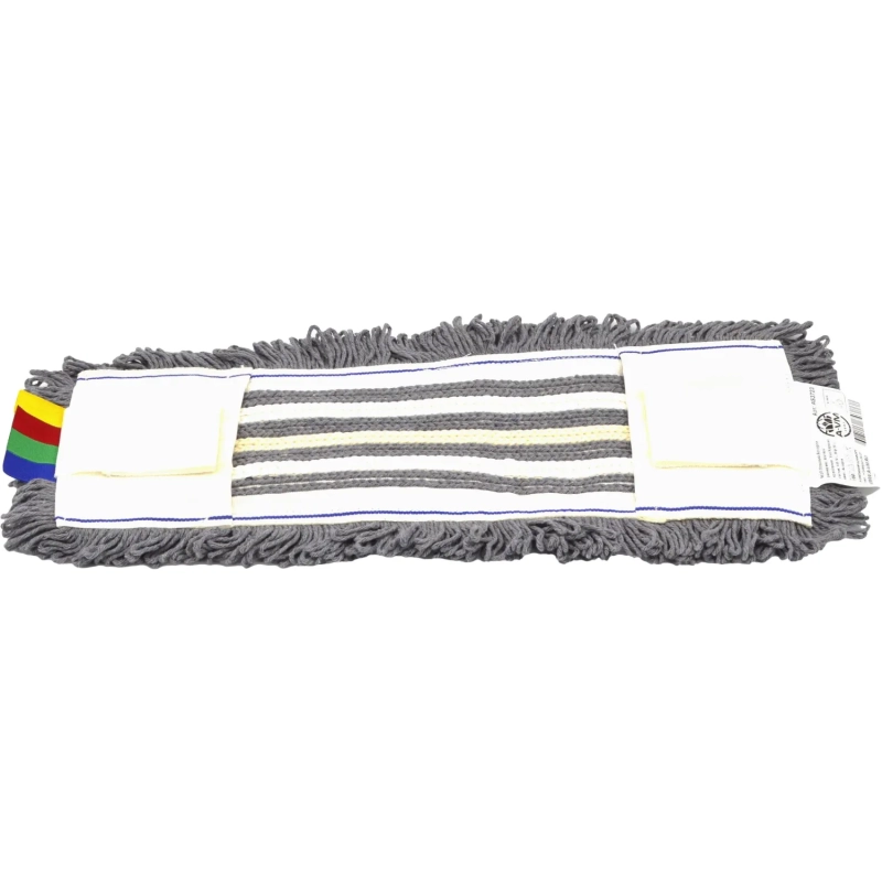 Насадка МОП плоский 40х14 см, хб+серая виск+микроф, ухо+карм, лайт AS3723