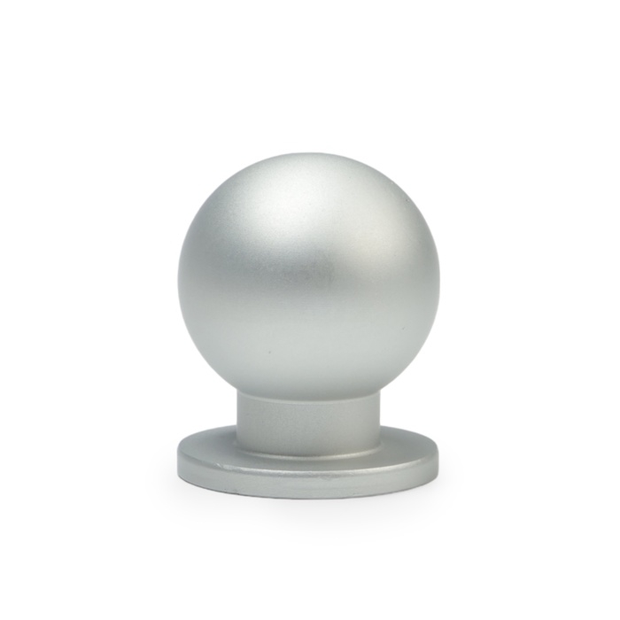 Ручка-кнопка CAPPIO RK146, d=25 мм, цвет матовый хром, 8 шт. Ручка-кнопка CAPPIO RK146, d=25 мм, цвет матовый хром, 8 шт.