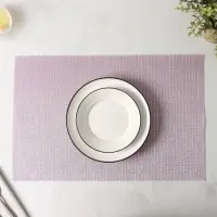 Салфетки сервировочные на стол Доляна, 4 шт., 45&times;30 см, ПВХ, розовые