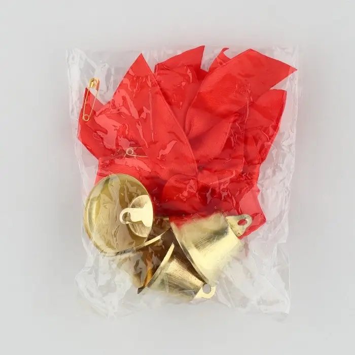 Колокольчик на булавке с бантом на выпускной, красный, d = 3,6 см Колокольчик на булавке с бантом на выпускной, красный, d = 3,6 см