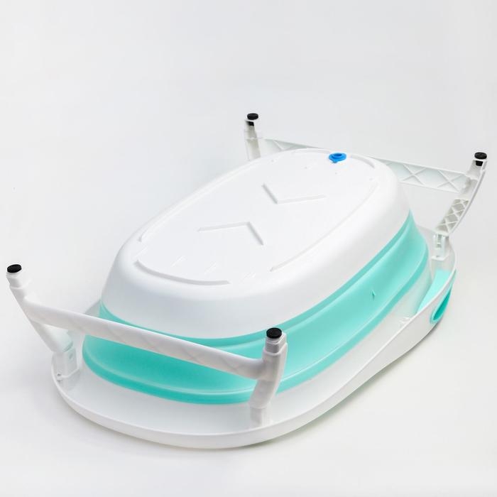 Ванночка детская складная, цвет бирюзовый Ванночка детская складная, цвет бирюзовый