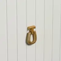 Ручка-кнопка мебельная CAPPIO EARRING, алюминий, золото