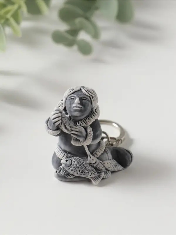 Брелок "Рыболов" маленький , 3,9см