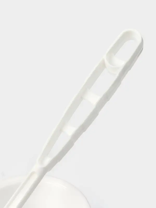 Ёршик для унитаза &laquo;Блеск. Эконом&raquo;, 12.5&times;12.5&times;37.5 см, с подставкой, белый