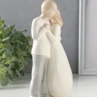 Сувенир керамика "Влюблённая пара. Близость" 8х5,5х17 см