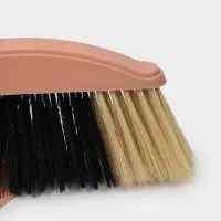 Щётка для пола: совок 24&times;25&times;81 см, щётка 24 см, персиковая