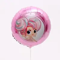 Набор воздушных шаров «С днём рождения, доченька», фольга, 4 шт.