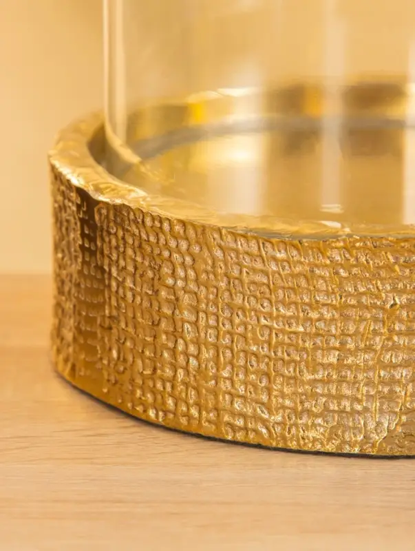 Подсвечник "Капсула" 18х18х25 см, алюминий