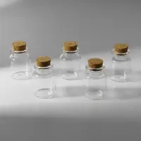 Баночки для хранения бисера, d=3&times;4.5 см, 5 шт.