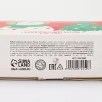 Бомбочки для ванны в домике «Снеговик», набор 6 шт х 40 г, URAL LAB