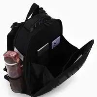 Рюкзак школьный для девочки &laquo;Скорость&raquo;, Stavia, эргономичная спинка, 30&times;16&times;38 см, чёрный