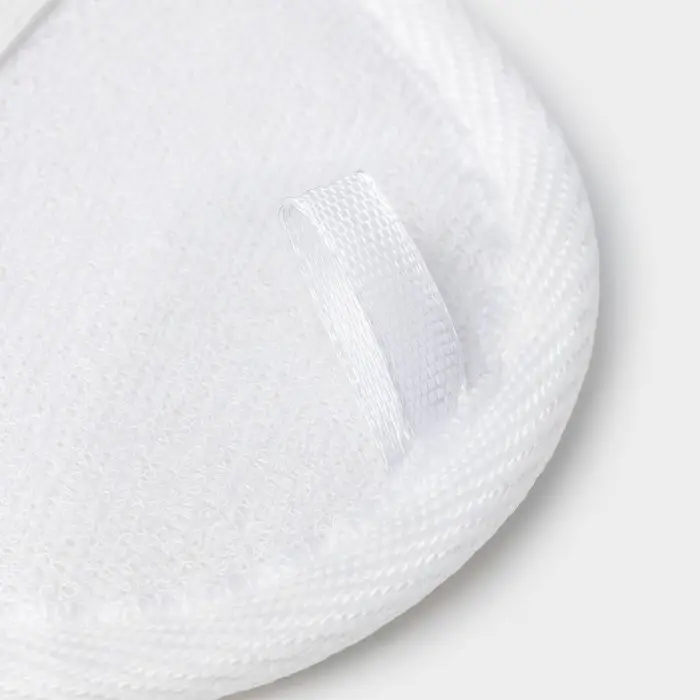 Мочалка для тела натуральная Доляна, с резинкой, 11.5&times;8 см, МИКС