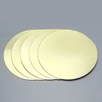 Подложка кондитерская, золотая 24 см - Набор 5 шт.