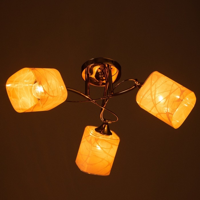 Люстра Люстра "Бутон" 3х60вт Е27 Золото