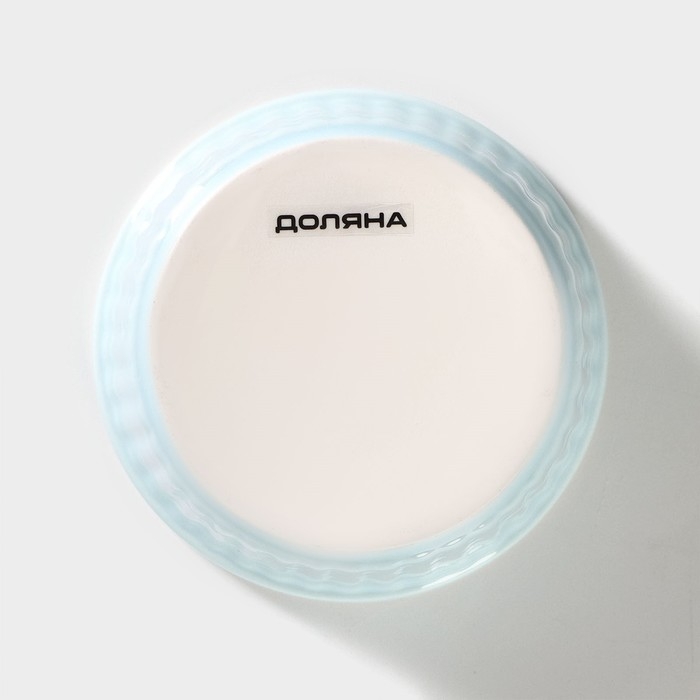 Рамекин из жаропрочной керамики Доляна «Нюд», 200 мл, 9×5 см, цвет голубой Рамекин из жаропрочной керамики Доляна «Нюд», 200 мл, 9×5 см, цвет голубой