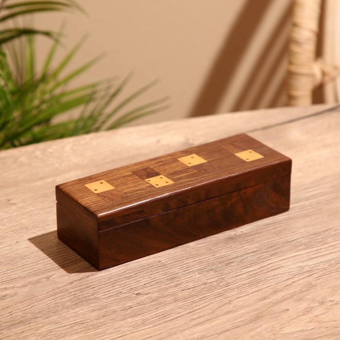 Игра настольная  Игра настольная "Домино" 20х7х5,5 см, дерево шишам