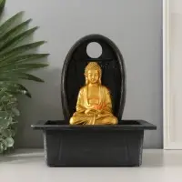 Фонтан настольный с подсветкой &laquo;Будда в медитации&raquo;, от сети, 23&times;17.5&times;27 см