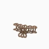 Крабик для волос &laquo;Леона&raquo;, сердца матовый, 10 см, МИКС