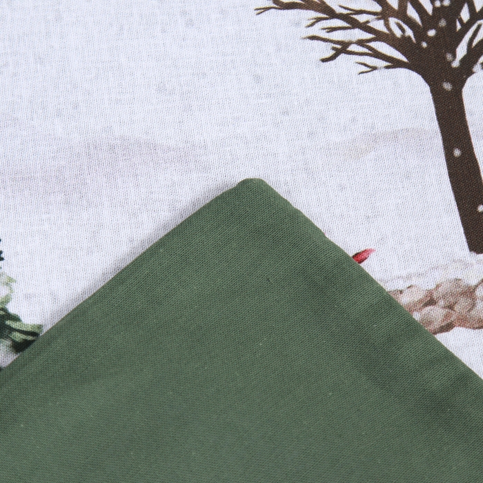 Постельное бельё Постельное бельё "Этель" Winter ranch 2 сп 175х215 см, 200х220 см,70х70 см -2 шт,поплин 125 г/м2