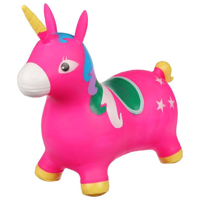 Попрыгун ZABIAKA «Единорог», 58х26х52 см, 1300 г, цвет МИКС Попрыгун ZABIAKA «Единорог», 58х26х52 см, 1300 г, цвет МИКС