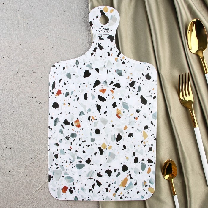 Доска разделочная пластиковая Stone, 20х35 см, микс Доска разделочная пластиковая Stone, 20х35 см, микс