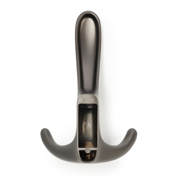 Крючок мебельный CAPPIO HOOK, трехрожковый, графит Крючок мебельный CAPPIO HOOK, трехрожковый, графит