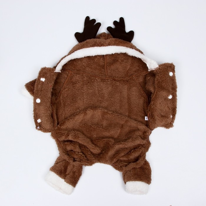 Новогодний костюм  Новогодний костюм "Олень", XL (ДС 35, ОГ 47 см), коричневый