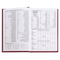 Ежедневник полудатированный на 4 года А5, 192 листа, обложка бумвинил, бордовый