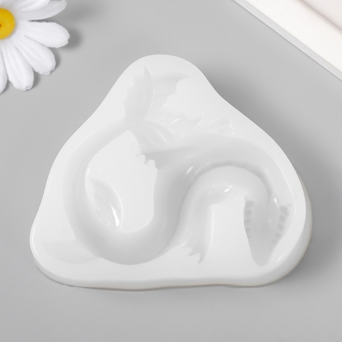 Молд силикон Молд силикон "Дракон извивающийся" 10х9,5 см