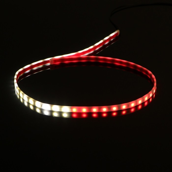 Подсветка двери, 12В, 120 см, красно-белая, самоклеящаяся, набор 2 шт Подсветка двери, 12В, 120 см, красно-белая, самоклеящаяся, набор 2 шт