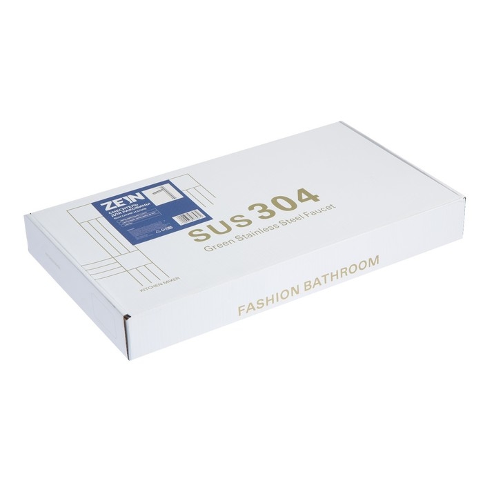 Смеситель для раковины ZEIN ZS 20104, картридж керамика 35 мм, высокий, нерж. сталь, сатин Смеситель для раковины ZEIN ZS 20104, картридж керамика 35 мм, высокий, нерж. сталь, сатин