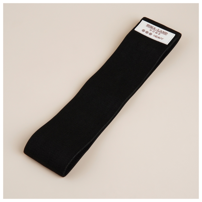 Фитнес-резинка Sima-Land Home HEAVY, нагрузка 20-32 кг, цвет чёрный Фитнес-резинка Sima-Land Home HEAVY, нагрузка 20-32 кг, цвет чёрный