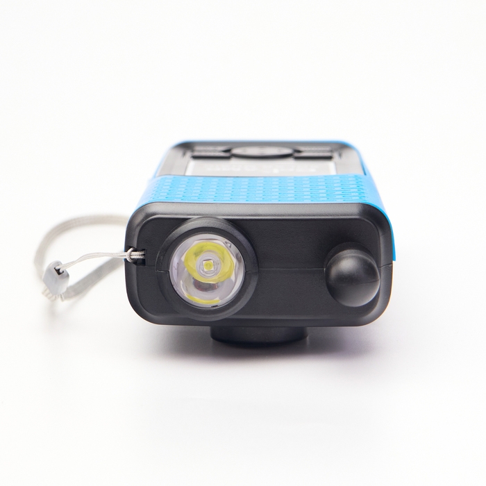 Фонарь аккумуляторный, 1500 мАч, радио, колонка, с солнечной батареей, синий Фонарь аккумуляторный, 1500 мАч, радио, колонка, с солнечной батареей, синий