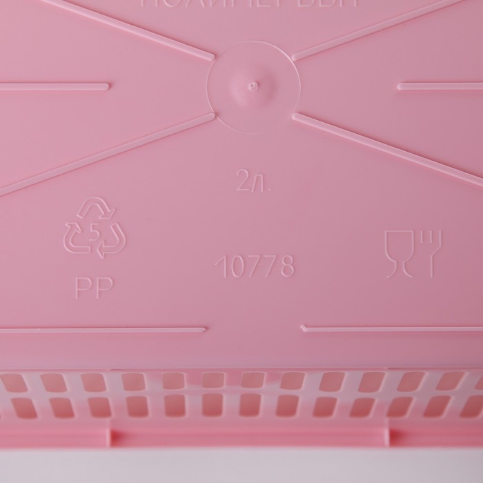 Корзина для хранения, 25×15×7 см, цвет МИКС Корзина для хранения, 25×15×7 см, цвет МИКС