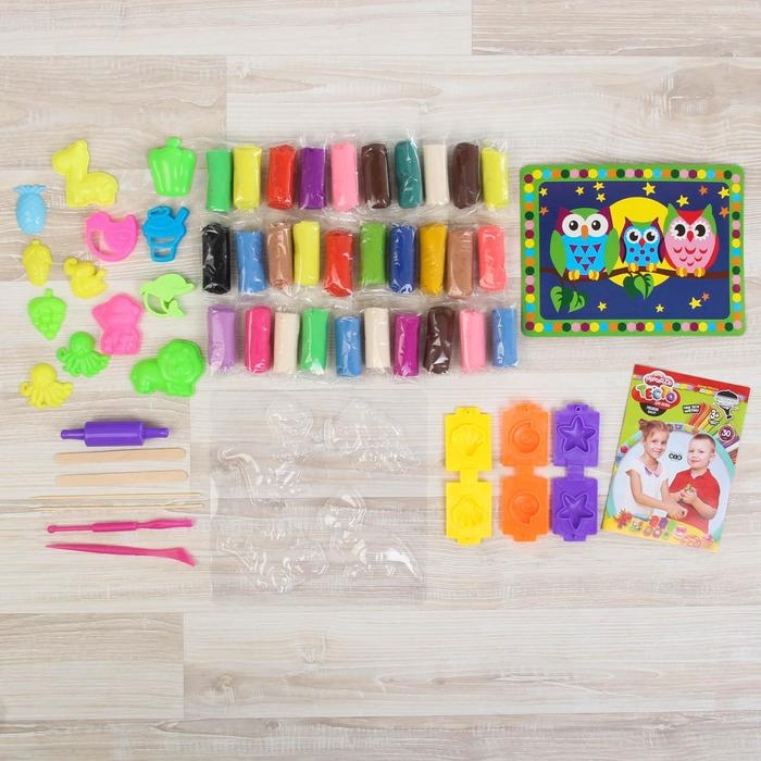 Набор креативного творчества «Тесто для лепки», серия Master Do, 30 цветов Набор креативного творчества «Тесто для лепки», серия Master Do, 30 цветов