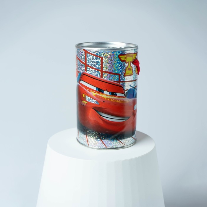 Копилка с голографией, 7,8 см х 7,8 см х 12 см Копилка с голографией, 7,8 см х 7,8 см х 12 см "Молния", Тачки